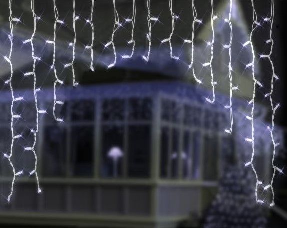 K�lt�ri F�ny�v LED f�nyf�gg�ny, 200 LED, hideg feh�r